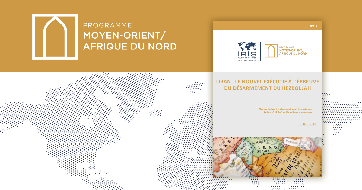 InstitutIRIS's tweet image. - PROGRAMME MOYEN-ORIENT / AFRIQUE DU NORD -
🇱🇧 Liban : le nouvel exécutif à l’épreuve du désarmement du Hezbollah

Par Thomas Sarthou, analyste en stratégie internationale, diplômé d’IRIS Sup&apos;

LIRE LA NOTE ➡️ cutt.ly/0rAyXM73
