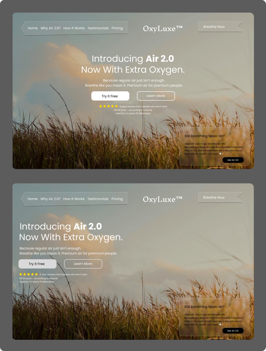 Julious_design's tweet image. Let’s talk alignment
Centered vs Left-Aligned
I tried both versions for this fictional project, and wow... the vibe changes! 😮
Which feels more premium to you?
✨ Centered
📐 Left-aligned
Sometimes, alignment alone tells a story.
#UIDesign #DesignDetails #UXTips
