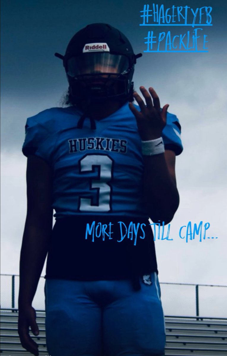 3 days till camp…
<a href="/Hagerty_FB/">Hagerty Football</a> 
#PackLife