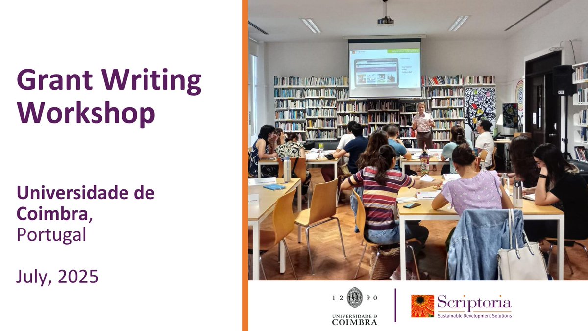ScriptoriaTraining (@scriptoriat) on Twitter photo This month, we delivered a grant writing workshop at <a href="/UnivdeCoimbra/">Universidade de Coimbra</a> 🎓🤝
Participants found it engaging & outstanding! 👏🏆
Interested? Contact us:
✉️ training@scriptoria.co.uk.
🔗 scriptoria.co.uk/training-cours…
#GrantWriting #HorizonEurope #MSCA #ERC #ResearchImpact #Funding This month, we delivered a grant writing workshop at <a href="/UnivdeCoimbra/">Universidade de Coimbra</a> 🎓🤝
Participants found it engaging & outstanding! 👏🏆
Interested? Contact us:
✉️ training@scriptoria.co.uk.
🔗 scriptoria.co.uk/training-cours…
#GrantWriting #HorizonEurope #MSCA #ERC #ResearchImpact #Funding