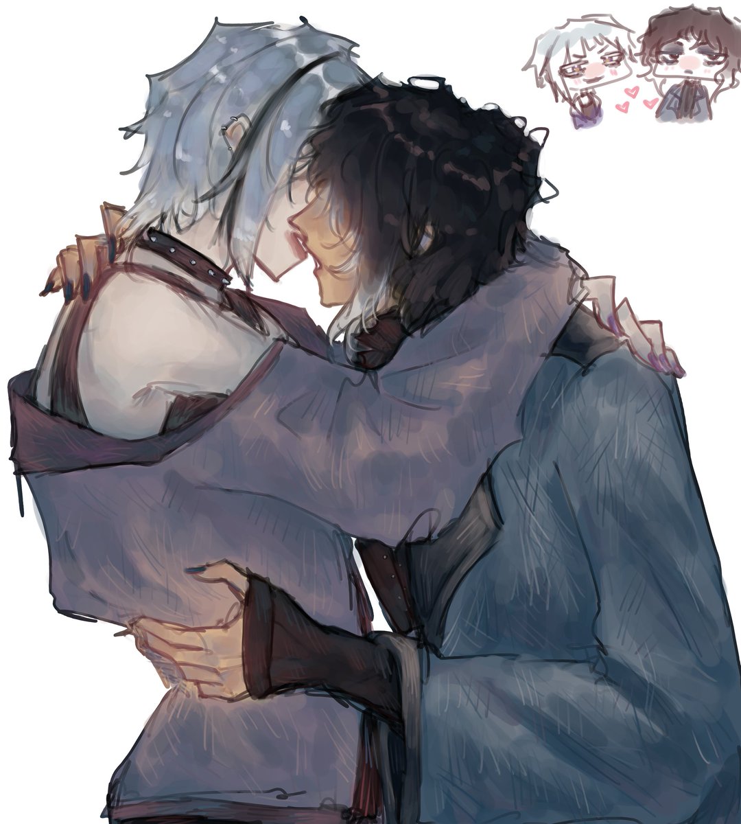 omerseyfofan's tweet image. emo x goth sskk yaoi 🥹