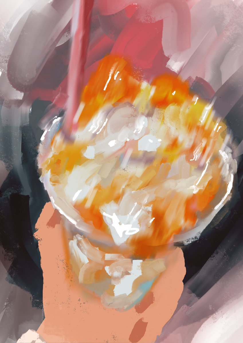 apfel19498604's tweet image. 蜜柑氷　🍊🧊