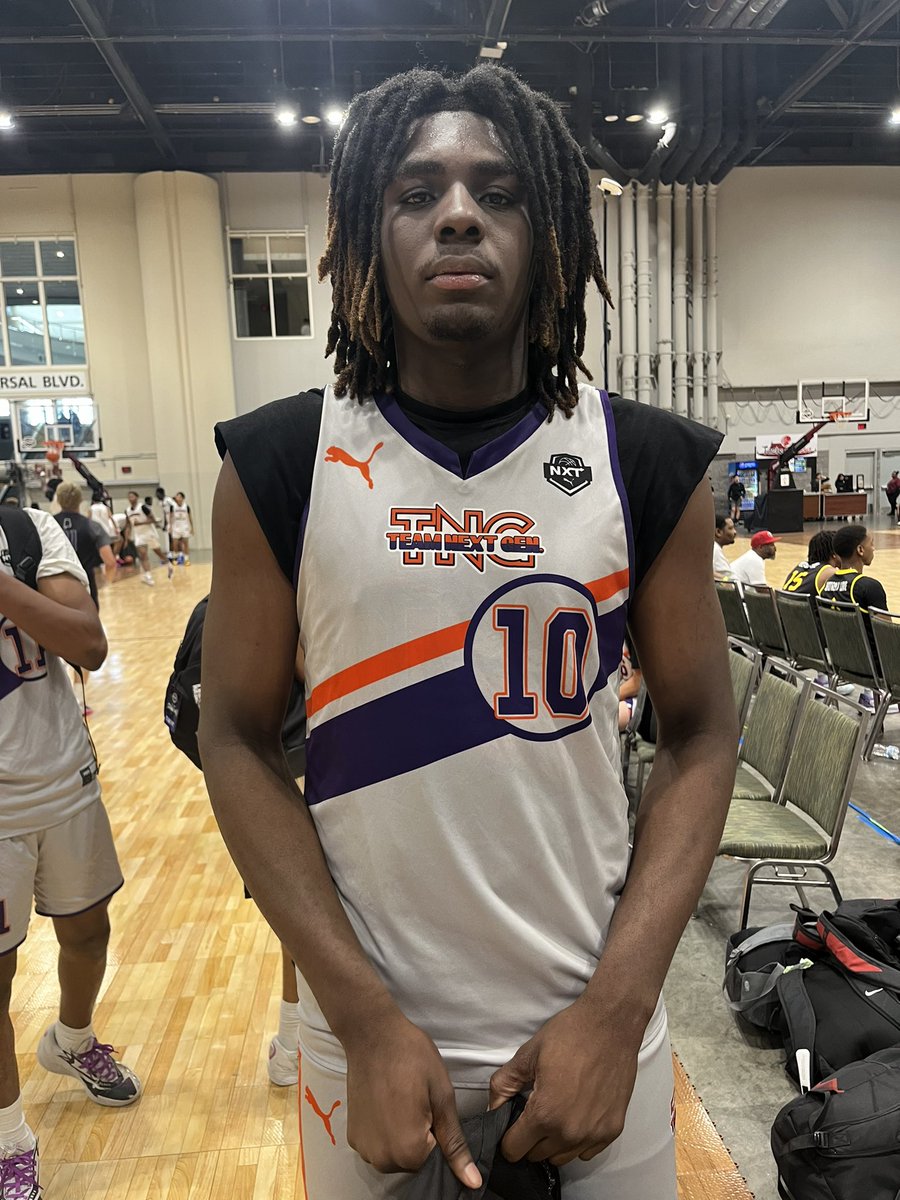 Charlie Gambill (@charliegambill1) on Twitter photo Player of the game: <a href="/esmith2026/">Elton Smith</a>
6’8 2026 Elton Smith was in control of this entire game, too much for the competition to handle. Combining impressive size with solid fundamentals, Smith looks the part of a D1 athlete
<a href="/NxtProHoops/">NXTPRO Hoops</a> <a href="/TeamNextGen21/">Team Next Generation</a> Player of the game: <a href="/esmith2026/">Elton Smith</a>
6’8 2026 Elton Smith was in control of this entire game, too much for the competition to handle. Combining impressive size with solid fundamentals, Smith looks the part of a D1 athlete
<a href="/NxtProHoops/">NXTPRO Hoops</a> <a href="/TeamNextGen21/">Team Next Generation</a>