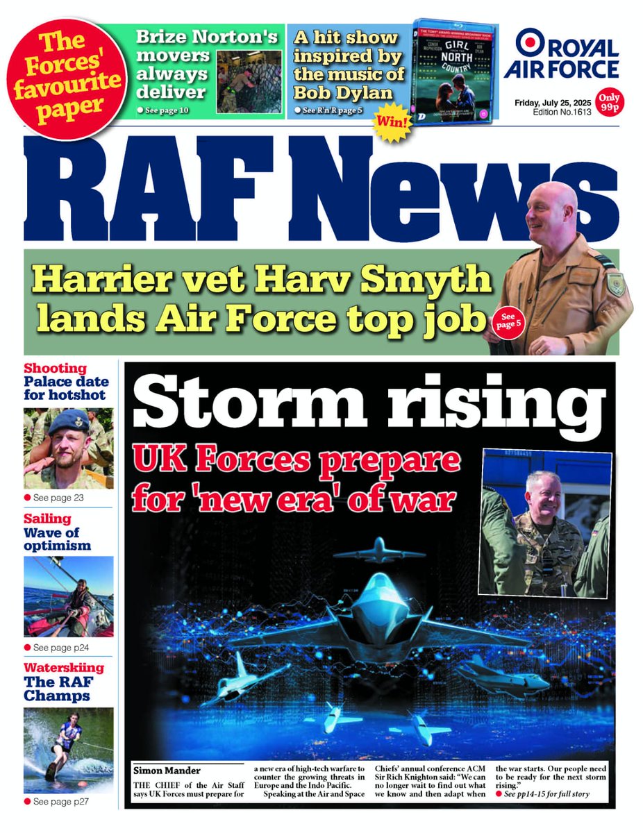 The latest edition of RAF News is out now. Go to rafnews.co.uk to subscribe #rafnews #royalairforce #armedforces