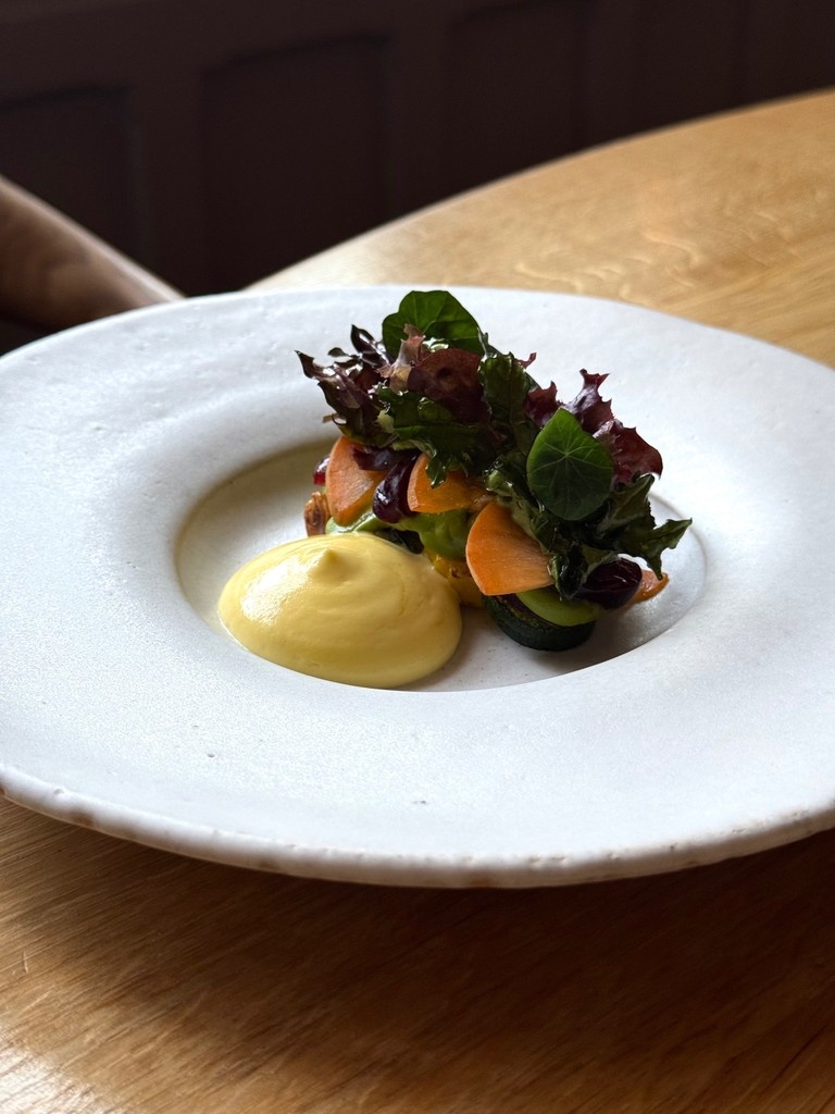 It’s the first time we’ve featured apricots grown in Oldstead, and we couldn’t be prouder. A huge shoutout to our incredible garden and farm teams for always pushing to grow better and more diverse produce for our menus!