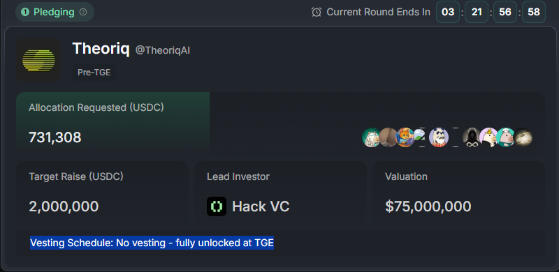 WHAT ?? <a href="/TheoriqAI/">Theoriq</a> <a href="/KaitoAI/">Kaito AI 🌊</a>

No Vesting - Fully unlocked at TGE???

THIS IS HUGE!