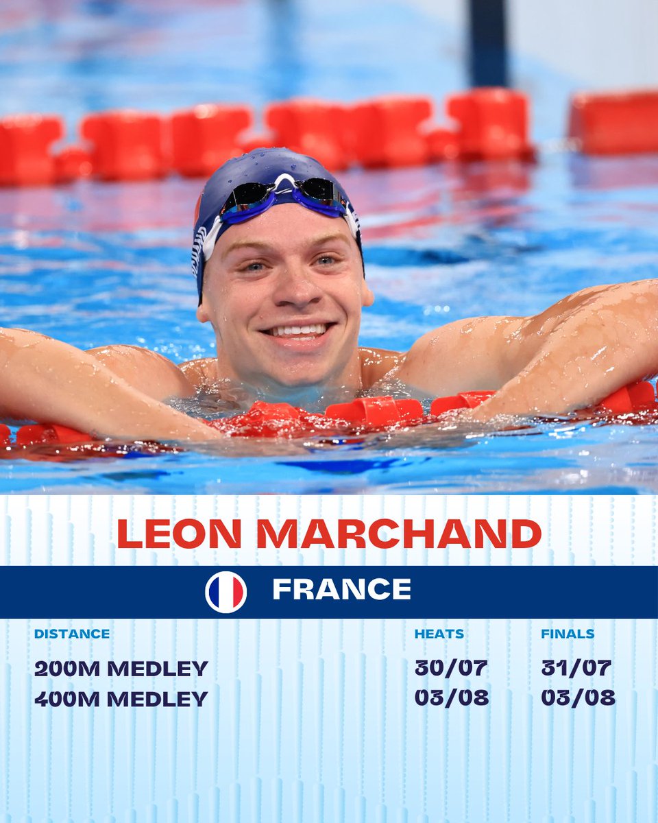 Leon Marchand will focus on the 200m and 400m Medleys for #AQUASingapore25 💪

What’s your prediction for the Frenchman? 👀

#Swimming