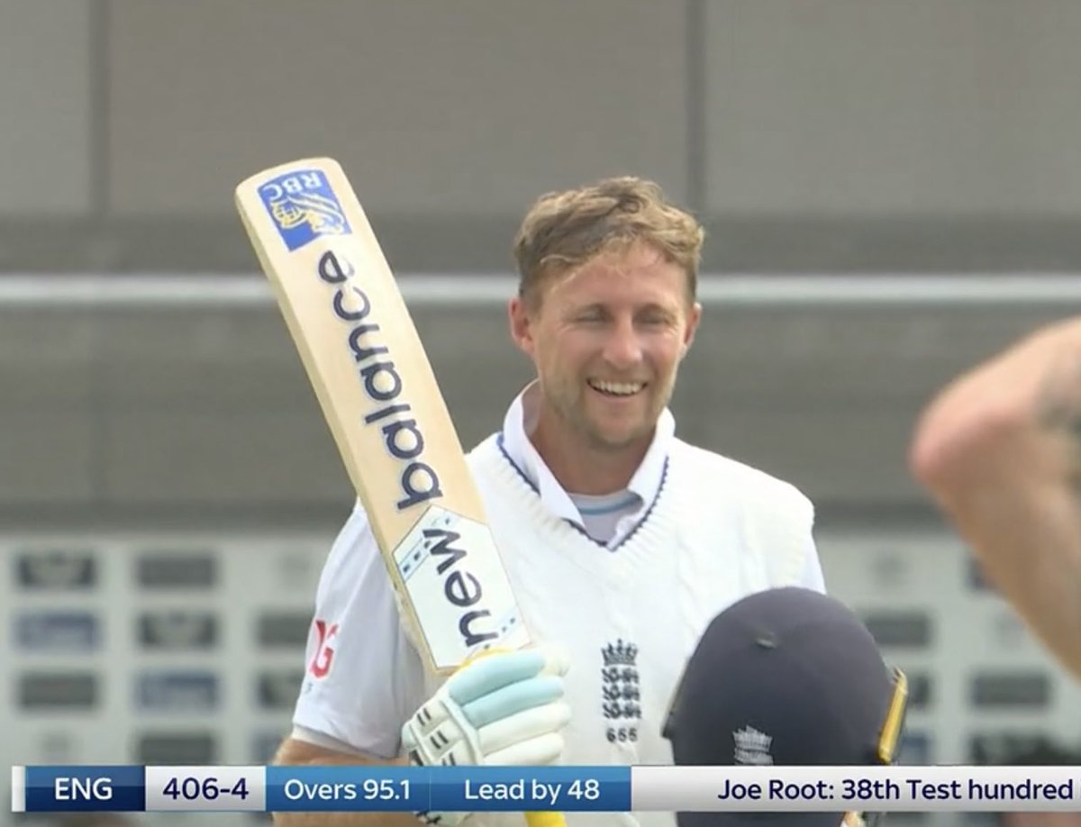 ROOOOOOOOOOOT!!! 
Another day, yet another Test century for England’s greatest ever batsman. Running out of superlatives for this mercurial machine. He makes it look SO easy. 
Congrats ⁦<a href="/root66/">Joe Root</a>⁩ 👏👏