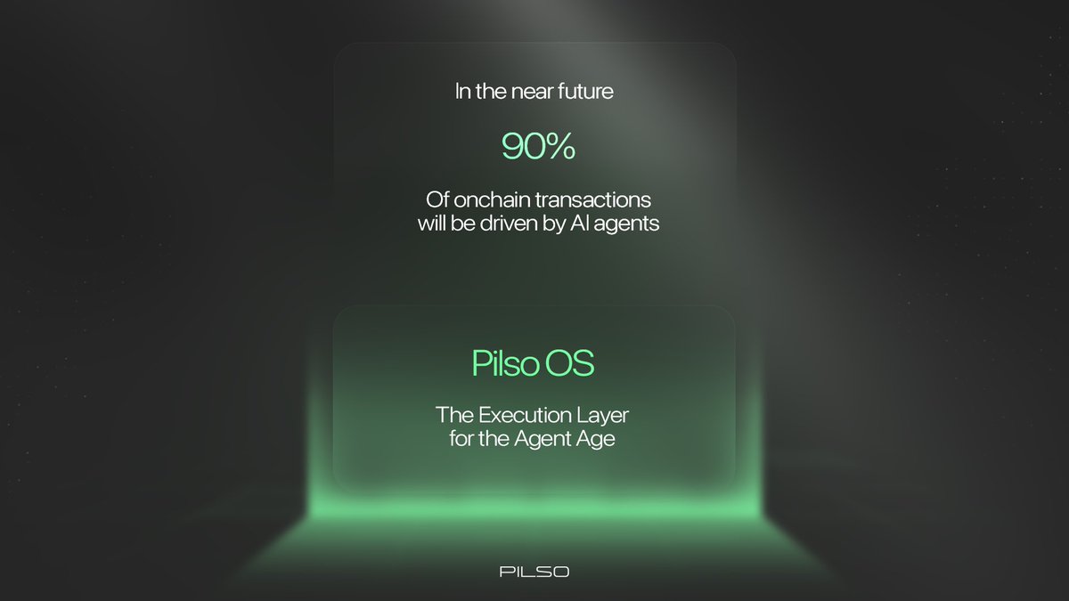 In the near future, 90%+ of onchain activity will be driven by AI agents.

But today’s infrastructure isn’t built for that.
Most agents either stay read-only, or worse — they hold your private key to act.

This breaks every trust boundary in crypto.

PILSO OS is the execution