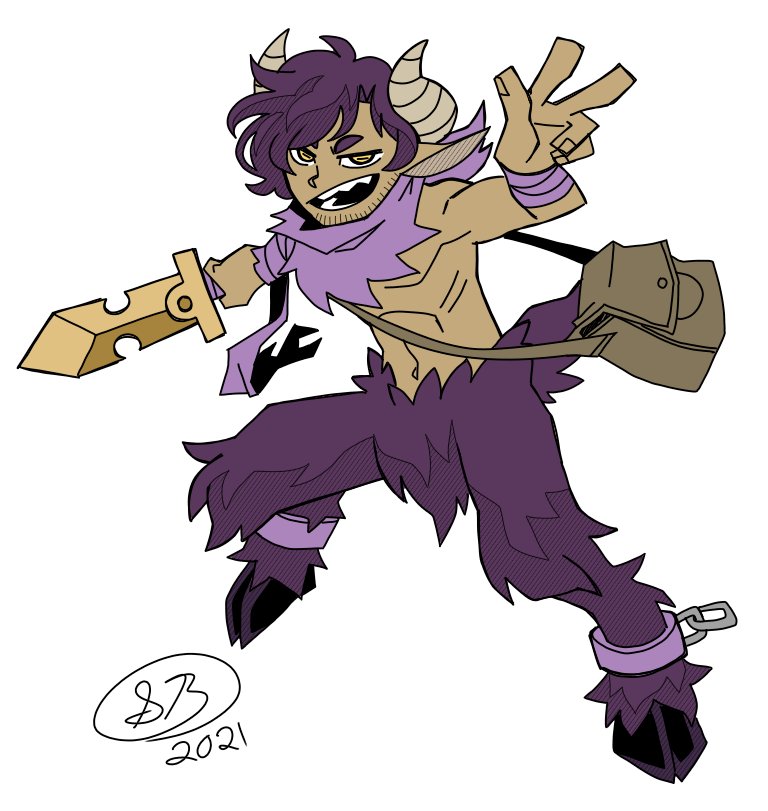 Yotakuboi's tweet image. Redesigned my first DnD character