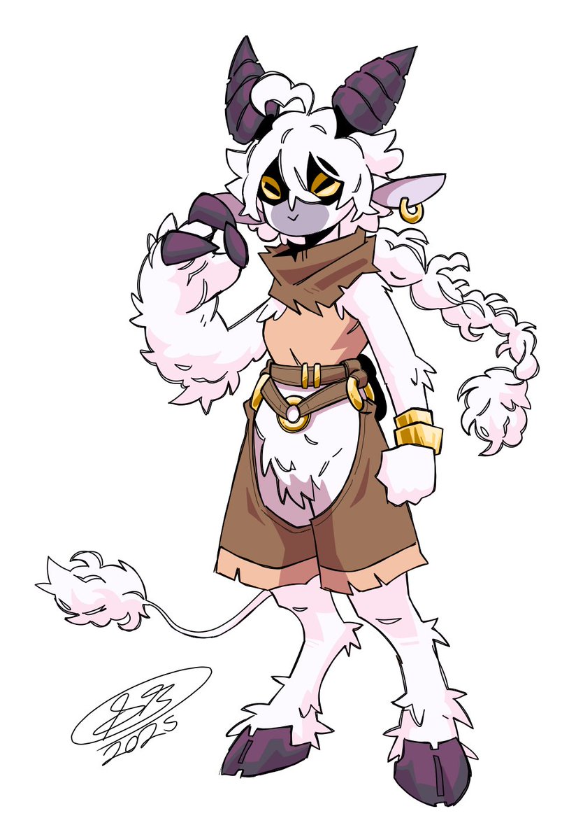 Yotakuboi's tweet image. Redesigned my first DnD character