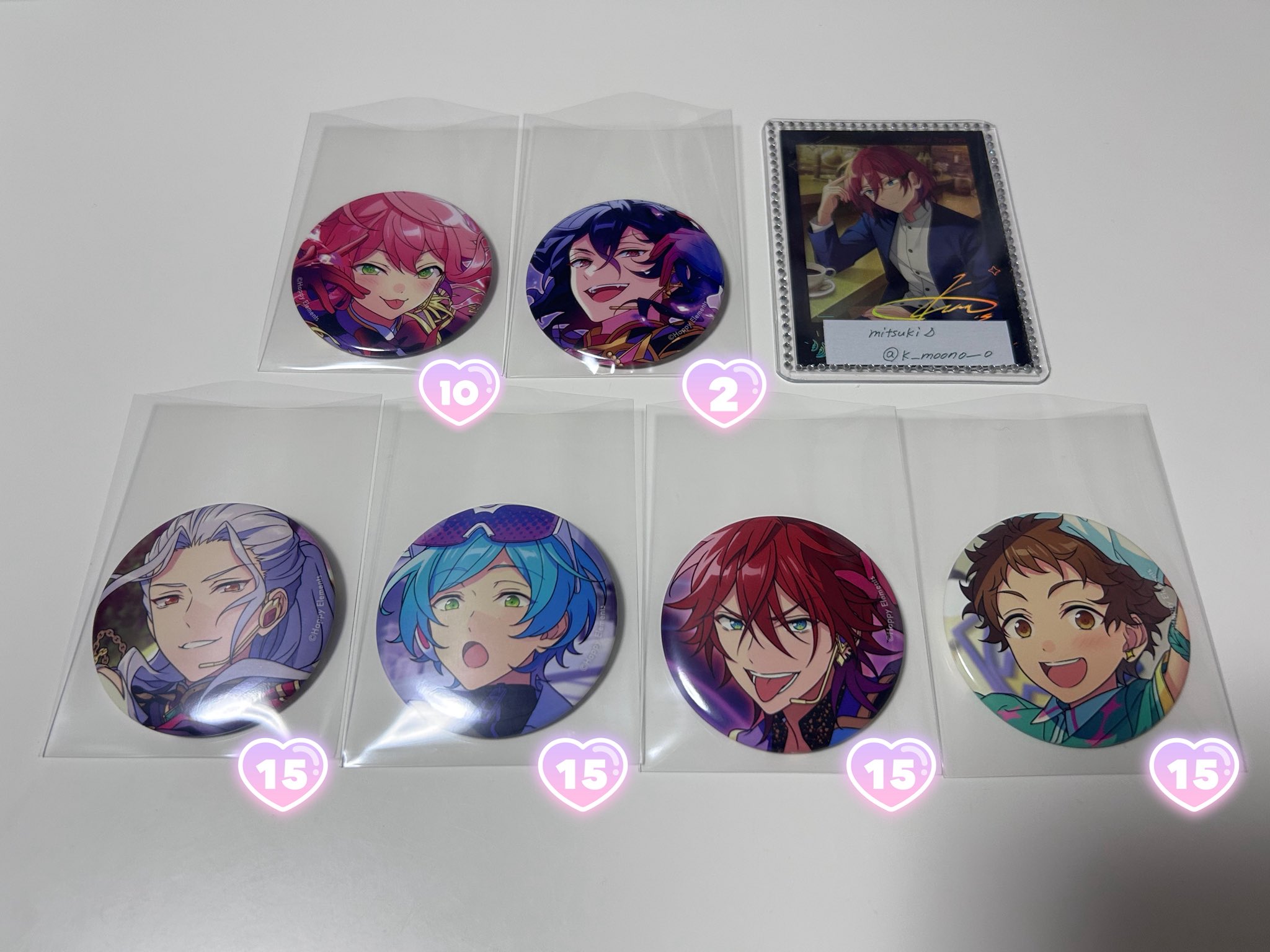 あんスタ　缶バッジ　コズプロ あんスタ 缶バッジ コズプロ mitsuki ☽ on X: