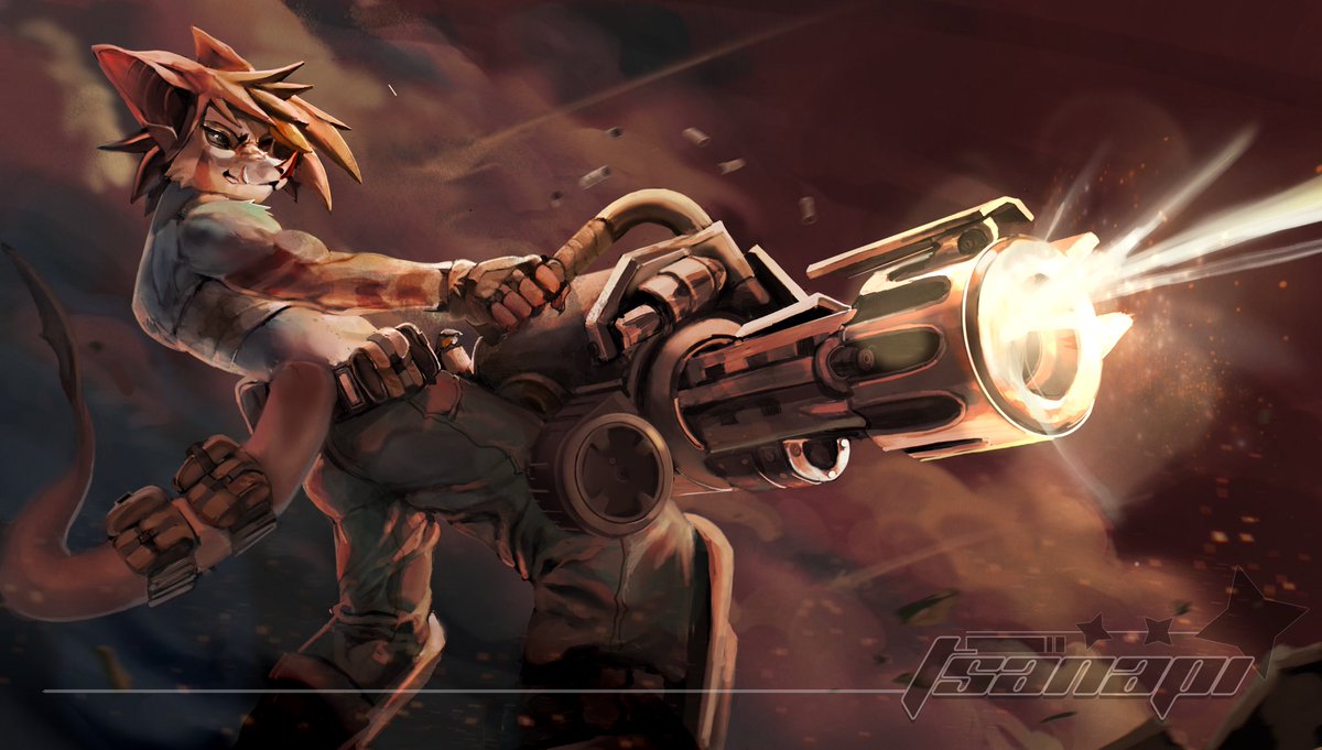 tsanapi's tweet image. Almali’s packing heat!
