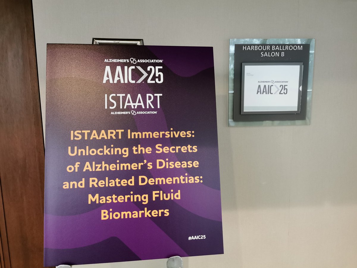 #AAIC,<a href="/alzassociation/">Alzheimer's Association</a>, <a href="/ISTAART/">ISTAART</a>
Unlocking the first day of great conference 😊