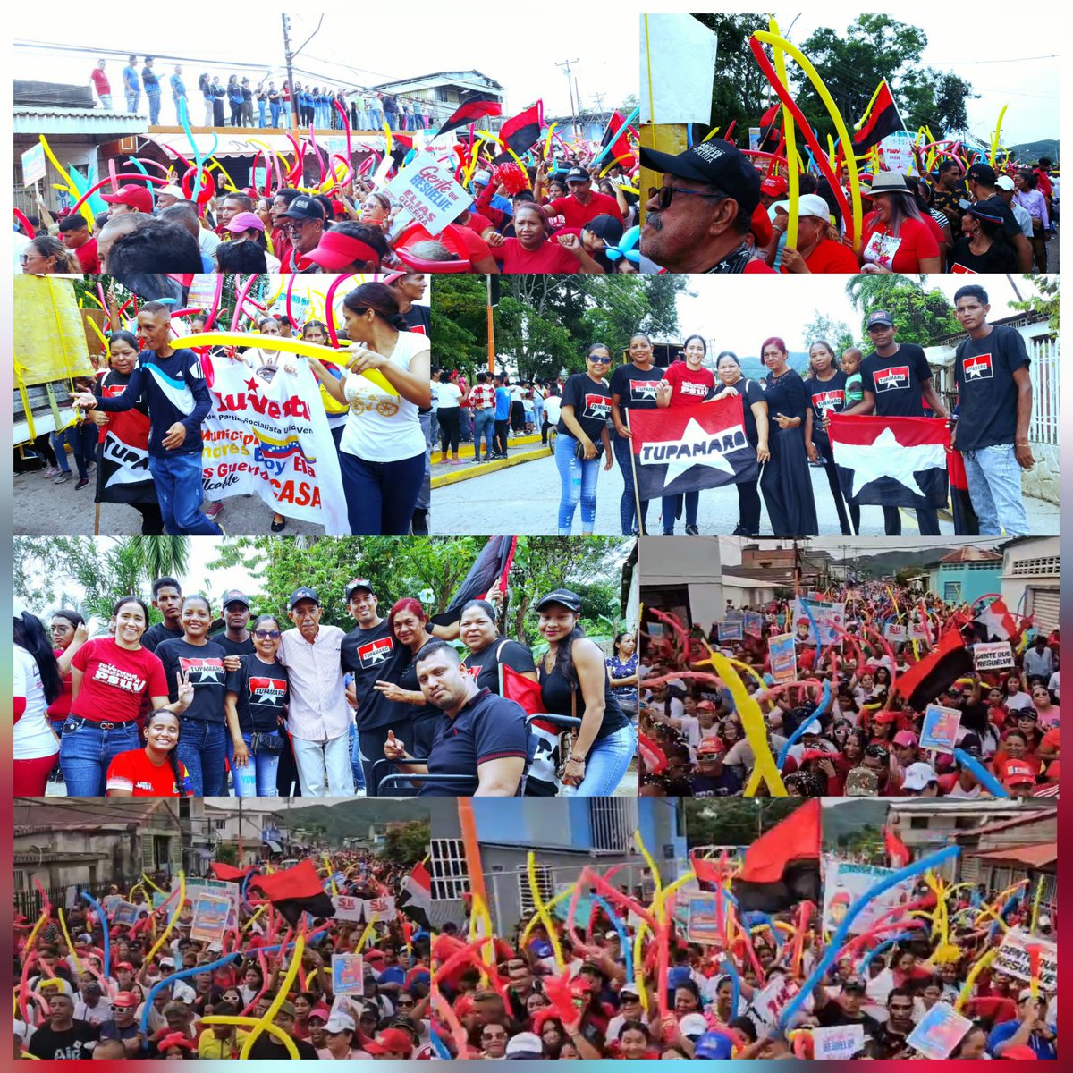 AebMrt's tweet photo. #Tupamaro Mpio.@AebMrt del Edo @Sucre_MRT en vanguardia participando en el Cierre de Campaña.

Rumbo a la Gran ¡¡Victoria Popular!! 

Victoria Revolucionaria

🗓️ Este próximo #27Julio
ＶＯＴＡ ＴＵＰＡＭＡＲＯ 🗳️
🅅🄾🅃🄰 🅁🄴🄱🄴🄻🄳🄴 
ARRIBA Y A LA IZQUIERDA 

#VotaTupamaro https://t.co/JSqxBnxj2r