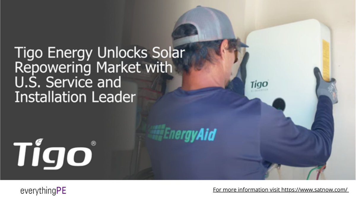 everything_PE_'s tweet image. Tigo Energy Unveils Software-Based Inverter Power Output Control Unit for Solar
Read more: ow.ly/e5a950WvfVg
#tigoenergy #IPOC #solarenergy #invertercontrol #powerelectronics #energy #electronics #sustainable