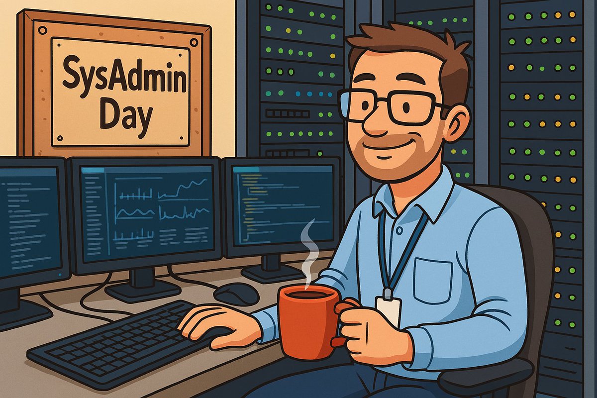 SoyITPro's tweet image. Hoy celebramos a los héroes anónimos que mantienen la infraestructura viva. Si funciona, probablemente fue un SysAdmin quien lo arregló. #SysAdminDay