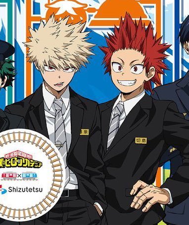 bkgsdragon's tweet image. kaminari switches their name tags and bakugou dies after being called kirishima once