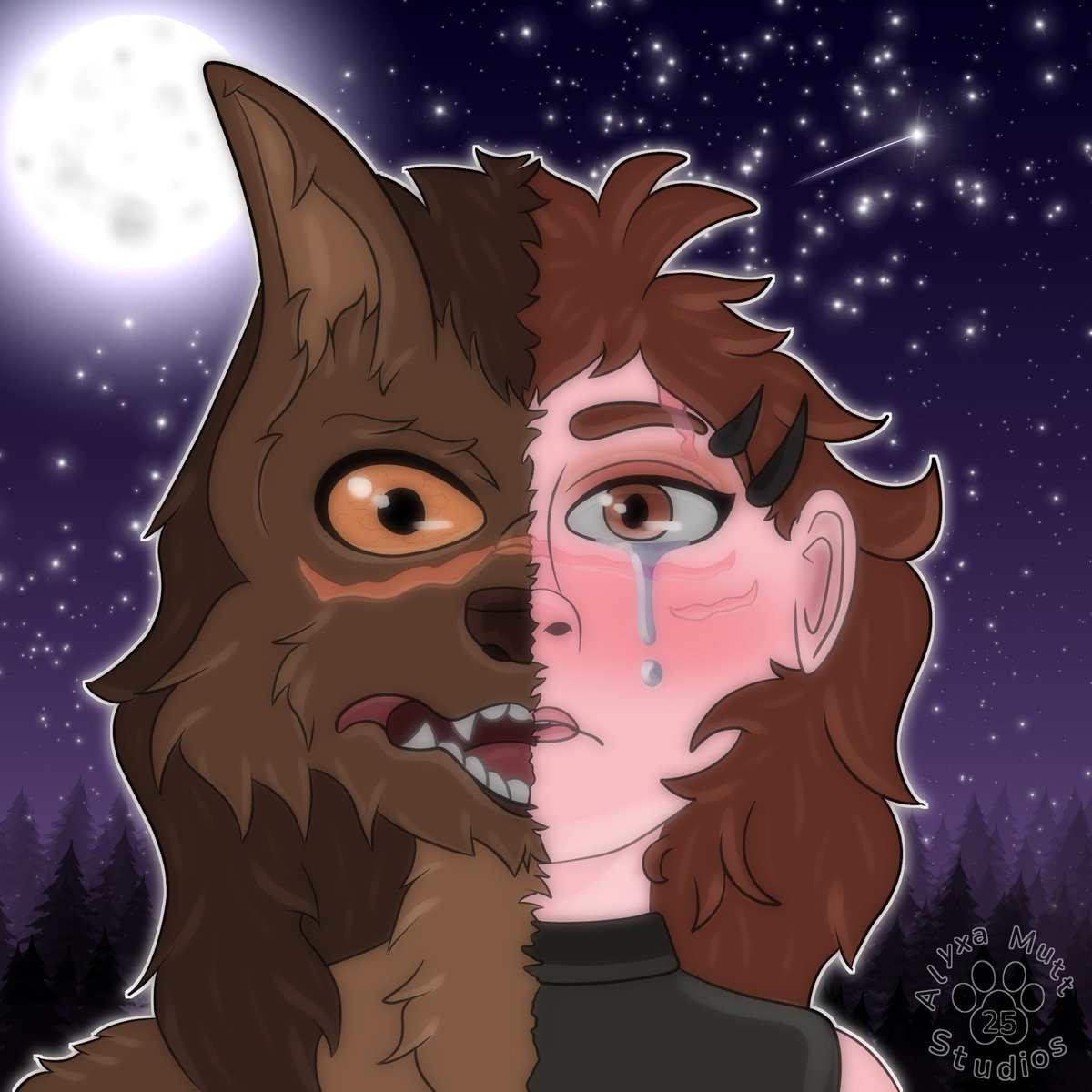 alyxamutt's tweet image. revenge on @AlpacaScribbles / @AdulariaTricera !!
i hope u like it!!! 🐺🌕
#artfight #artfight2025
art acc: @alyxamuttstudio