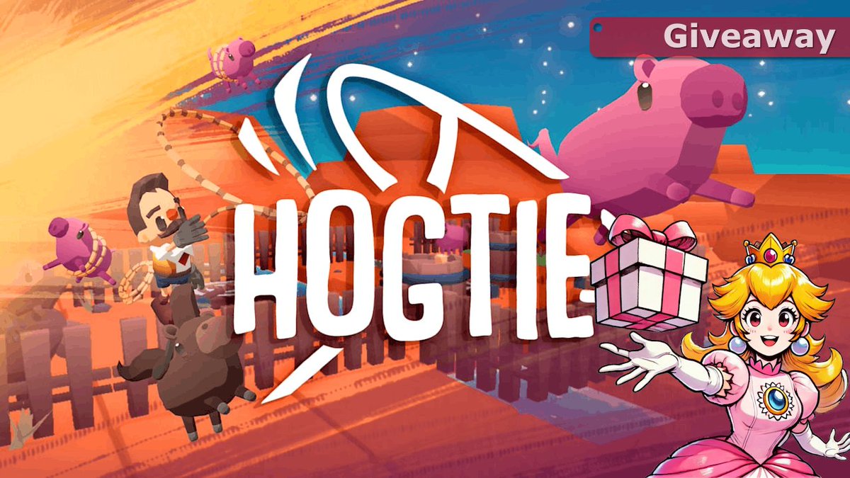 NindieSpotlight's tweet image. Time for another #Giveway for the Nintendo Switch (OG or 2), this time for the pretty simple, but tricky lasso-based puzzling of #Hogtie from @RedDeer_Games!
To enter:
- Like and Follow!
- Retweet!
Bonus chance: What are your favorite puzzler #IndieGames?!?
Drawing: 7/29!