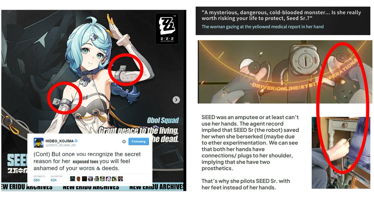 ZenlessMemes_'s tweet image. What I think about SEED's design:
©ivari
#ZenlessZoneZero