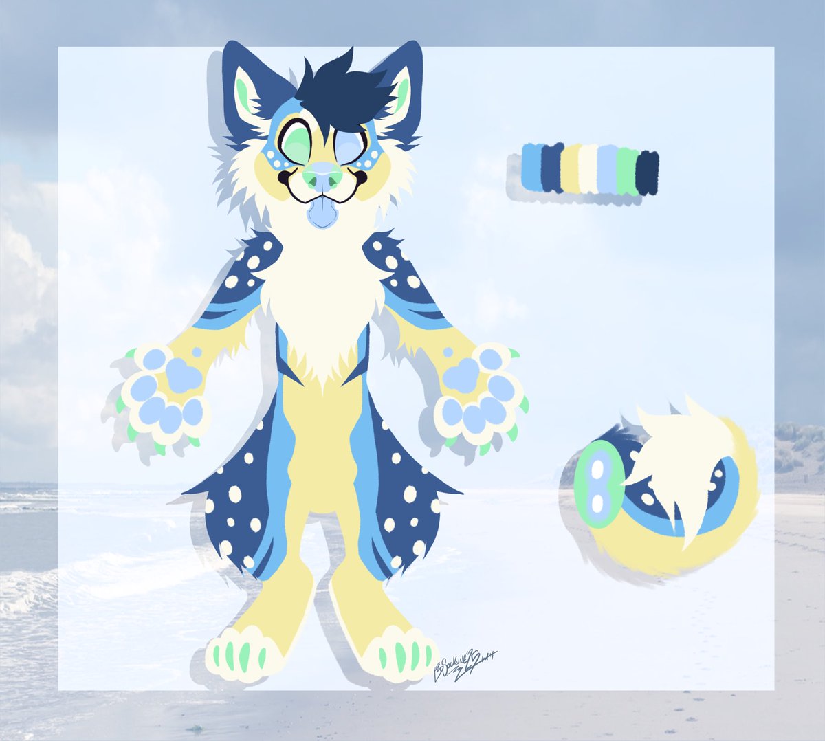 Sockune's tweet image. Cloudy Day Malamute Lineless Character Design available for 💲2️⃣5️⃣ reply or DM to claim this cutie!⛅️

All interactions are extremely appreciated, thank you!🌊