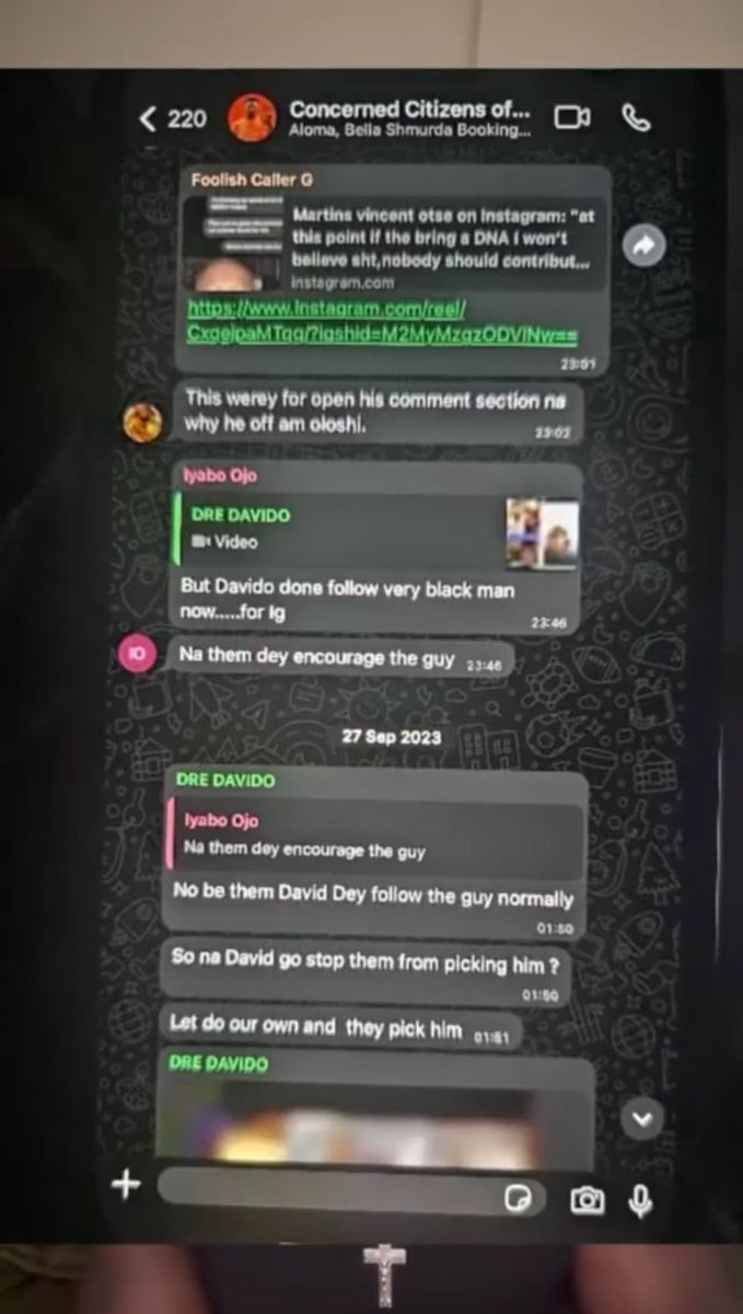 DailySpillNaija's tweet image. Spill the ☕️
VeryDarkMan drops shocking evidence in the Justice for Mohbad case!
This evidence includes leaked chats with Davido’s PRO, Dre, Priscilla's mother, Iyabo Ojo, Jigan, Tonto Dikeh, Samklef, and many others.