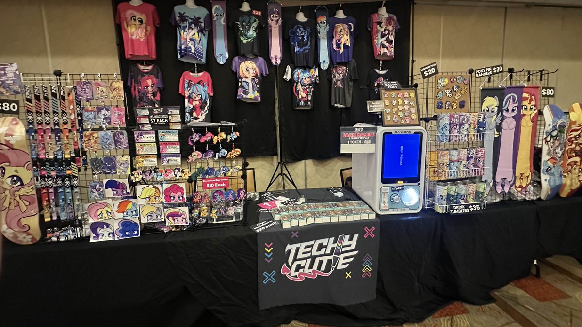 It's <a href="/TrotCon/">TrotCon</a> time!! 
Booth is all set up with lots of goodies this weekend so please drop by! 💜