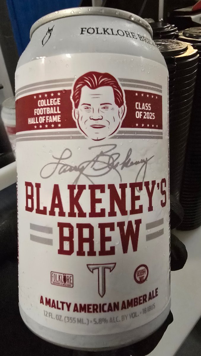 Coming to The Vet this Fall! 

Our newest TROY 🍺 Blakeney’s Brew! 

In honor of Coach Larry Blakeney being selected for the College Football Hall of Fame. #OneTROY ⚔️ 🍺
