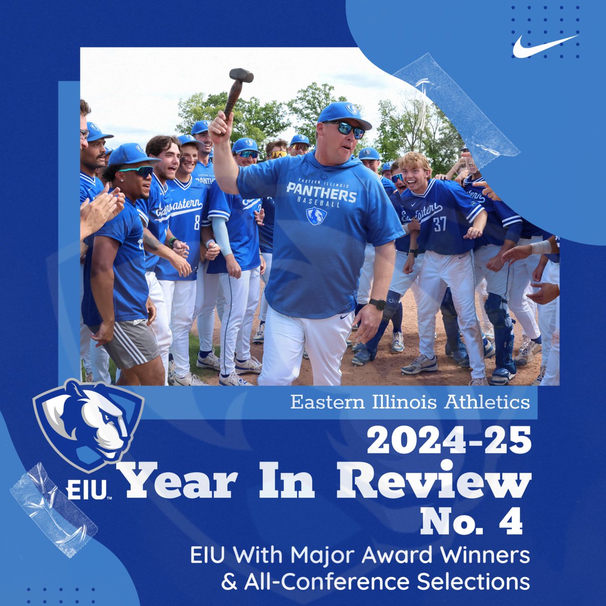 EIU_Panthers's tweet image. The @EIU_Panthers 2024-25 Year In Review - No. 4...
EIU with several major award winners and 27 first team All-Conference selections during competition year
1 Coach of the Year (Jason Anderson)
6 Major Award Winners (WSOC, WBB, MITRK, SB)
Review🥇👀⬇️
eiupanthers.com/news/2025/7/25…