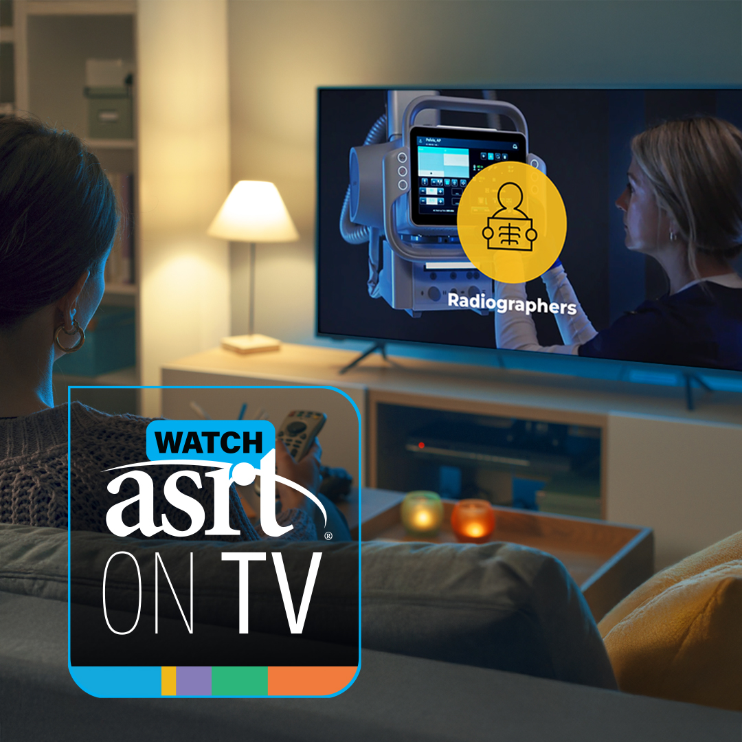 ASRT's tweet image. Watch and share the new Be Seen radiographer commercial! It's also airing on television streaming services and in facilities throughout the country. It's Time for Us to Be Seen! Watch here: bit.ly/4kOeDD1.