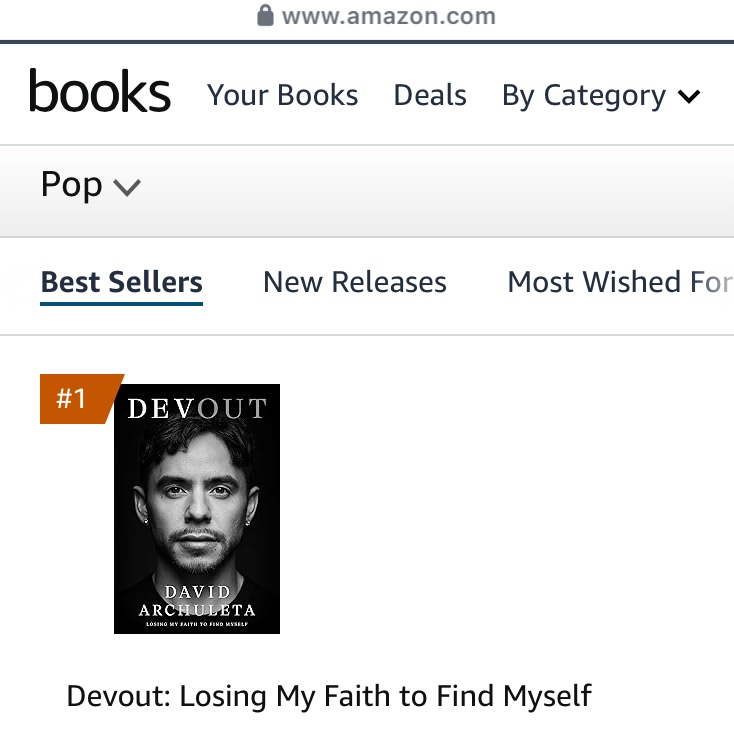 TheSnowAngelz's tweet image. 🚨 Wooot! @DavidArchie #1 in Pop Memoir/Biography!! 🙌🏼
Pre-order #Devout here:
amazon.com/Devout-Losing-…