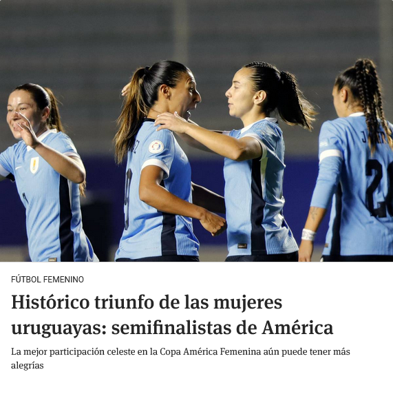 💥Debería haber transmisión en TV abierta de partidos de las selecciones nacionales de fútbol de #Uruguay, según #LeyDeMedios (art 51, Ley 20.383):

⚽  Uruguay - Perú (masculina, "instancia clasificatoria")
⚽  Semifinales Copa América (femenina, "instancia definitoria torneo