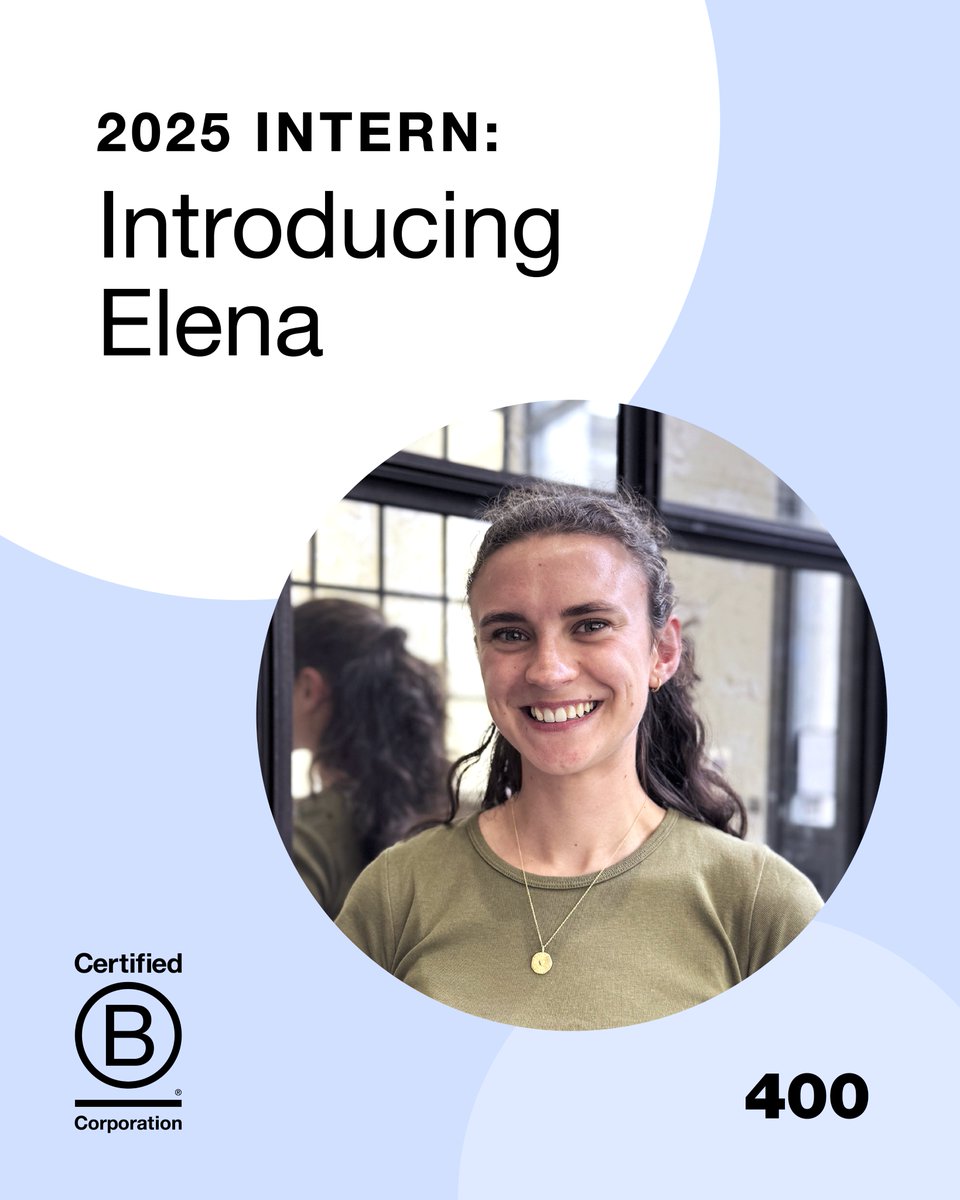 400 Communications. Certified B Corporation tweet media