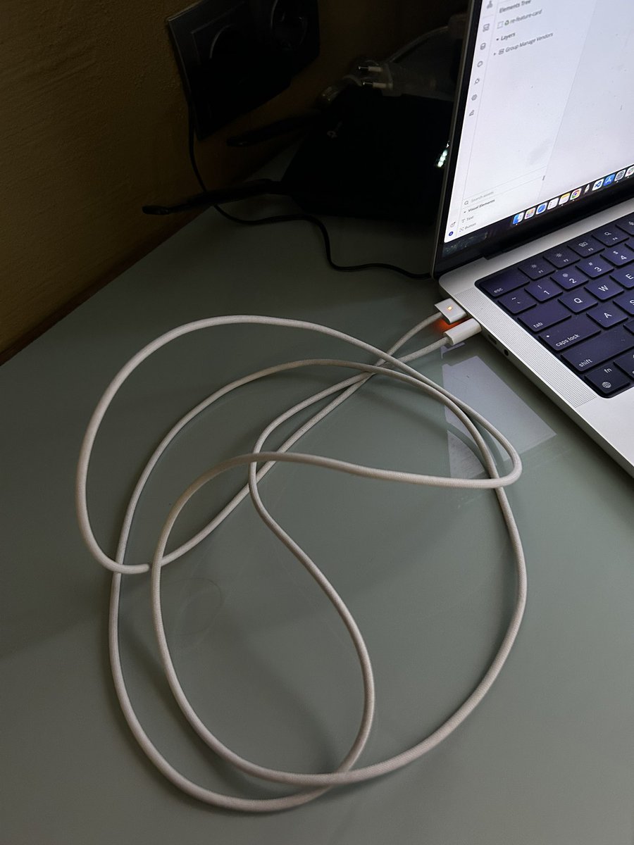 Did you know this way your mac never runs out of battery?!

Have accidentally tapped into an unlimited source of electricity. ⚡️