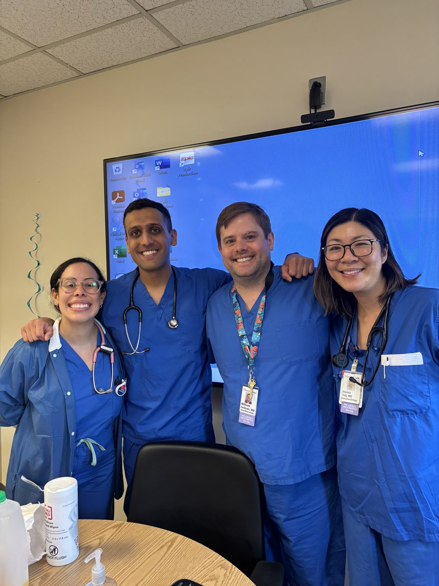 Friday breakfast celebrating our graduating Pediatric Anesthesia Fellows! Congratulations to Drs. Shilpan Chokshi &amp; Jenny Mar Rojas. We are so grateful to have had the opportunity to work with both of you throughout the last year and see you grow as Pediatric Anesthesiologists!