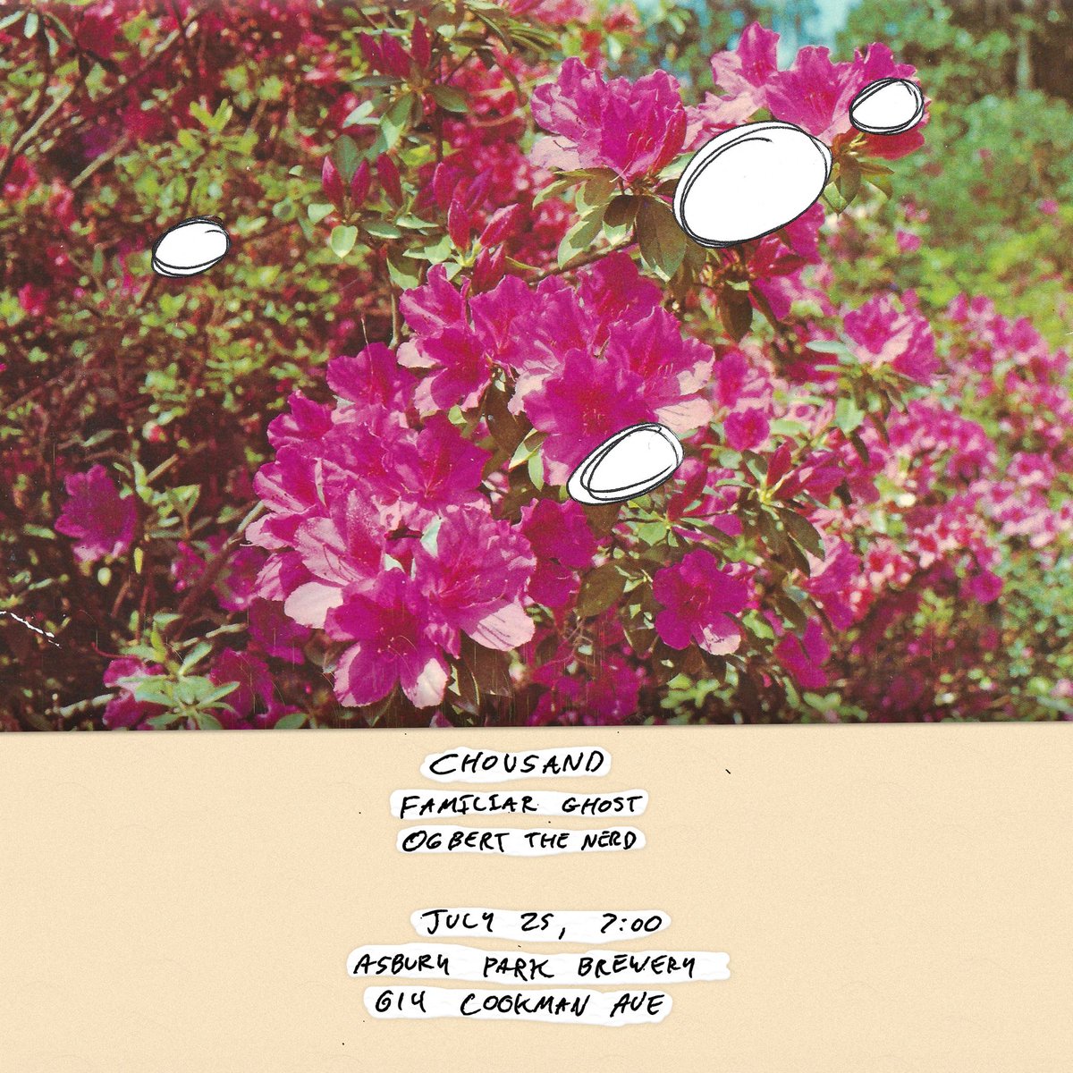 tonight in asbury park. 

it’s a freebie. just pull up and vibe. 

consider this our bon voyage before going south and to europe and shit.