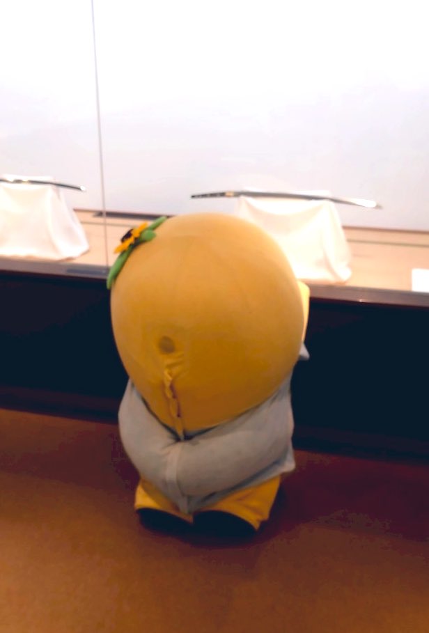 funassyi's tweet image. いよいよ明日から始まる『刀剣は人を救うふなっしーの刀剣展』準備完了なっしー♪
ヾ(。゜▽゜)ノふなっしーの版権料入場料収入の10%が能登震災の寄付になりますなっしー♪…