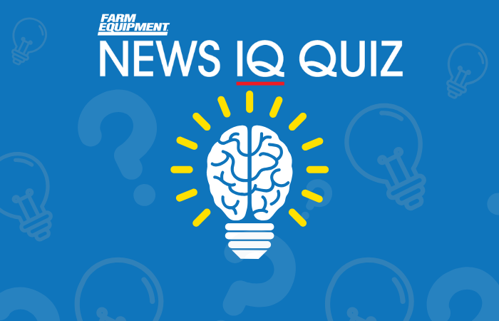 FEeditors's tweet image. Test your knowledge in this short #FENewsIQ Quiz, and see how well you stack up with other Farm Equipment readers. Score the highest on the quiz for your chance to win a FREE registration to the 2026 @PFDEditors Summit this January, 5-6 in St. Louis, Mo.!
ow.ly/bEpc50WvfS5