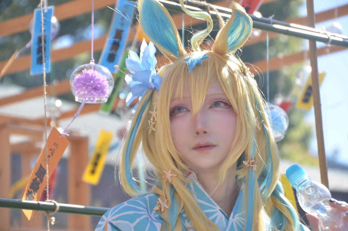 pompomojisan's tweet image. ⚠️cos ネオユニヴァース(捏造衣装

風の音が聞こえるね