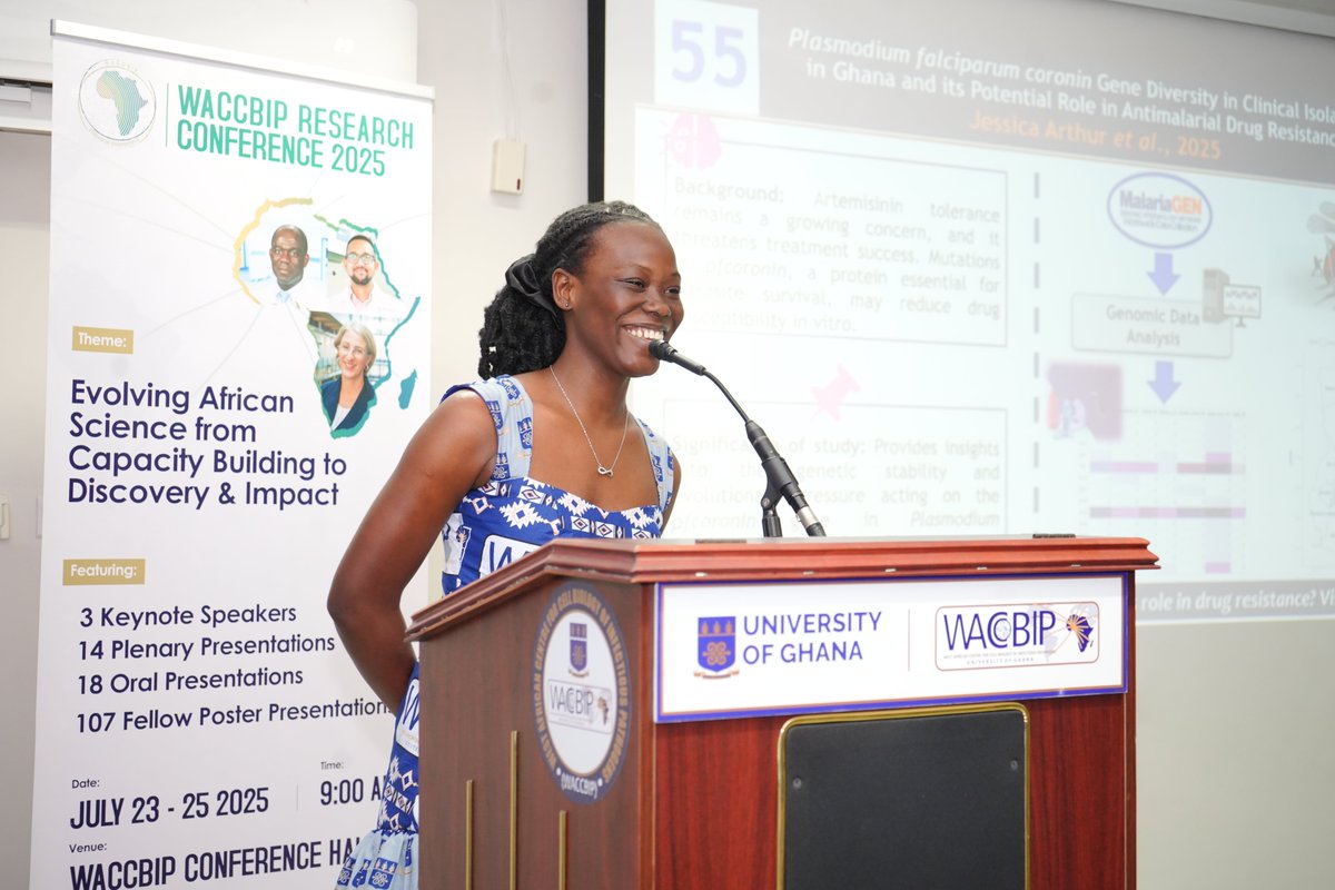 WACCBIP_UG's tweet image. Day 3 of #WRC2025 brought the energy with Turbo Talks! Scientists took the spotlight breaking down complex research.
Curious to learn more? Find them at their posters and continue the conversation!