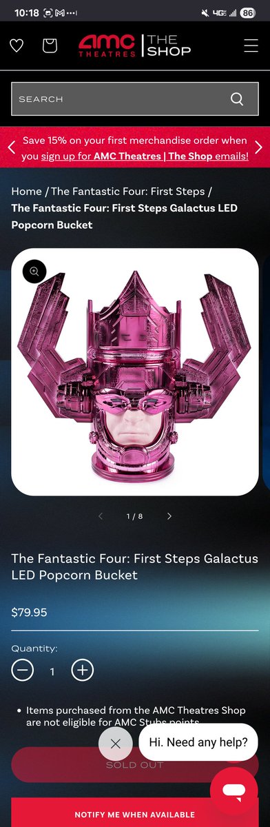 SOLD OUT ON THE MERCH SITE🔥🔥🔥🔥 YOU ALL ARE SAVAGE! <a href="/AMCTheatres/">AMC Theatres</a>  <a href="/Marvel/">Marvel Entertainment</a>