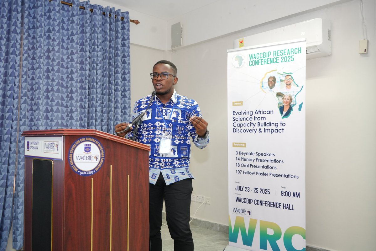 WACCBIP_UG's tweet image. Day 3 of #WRC2025 brought the energy with Turbo Talks! Scientists took the spotlight breaking down complex research.
Curious to learn more? Find them at their posters and continue the conversation!
