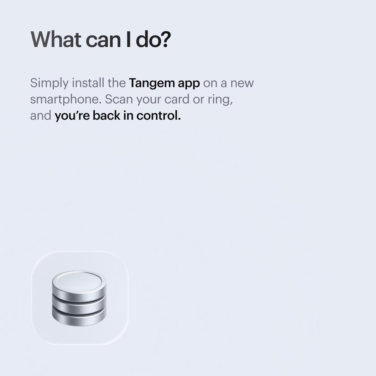 Tangem's tweet image. Lost your phone? Your crypto’s still safe📲
Tangem keeps your assets secure — no matter what.