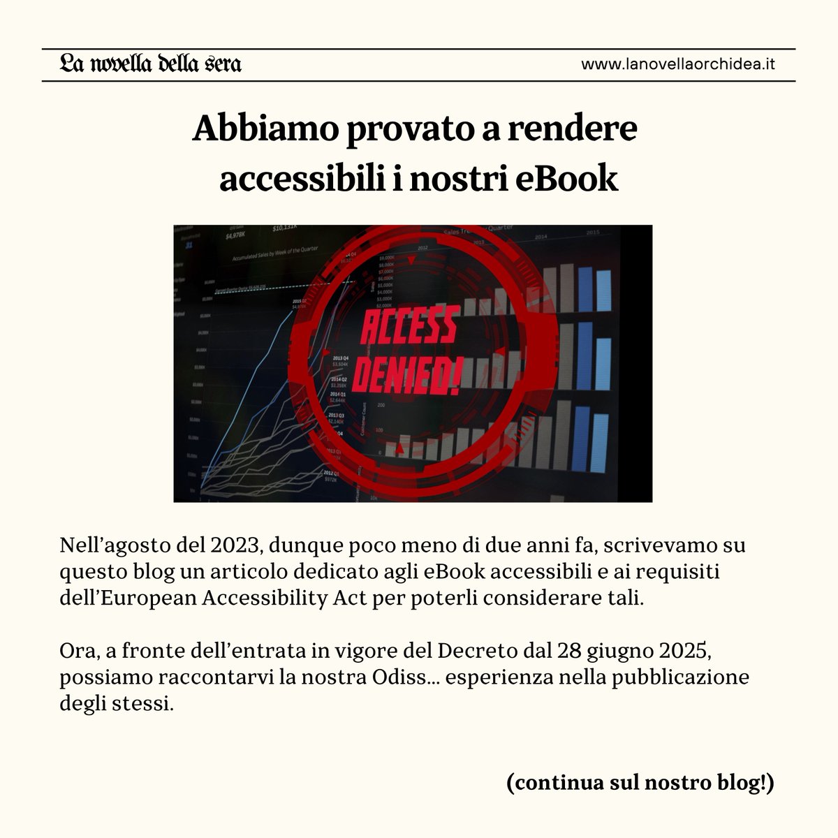 novelleorchidea's tweet photo. È uscito l'ultimo numero della nostra rivista digitale!

@CasaScrittori @TwittaLibro #editoriadigitale #ebook https://t.co/i9N3NEZAtn