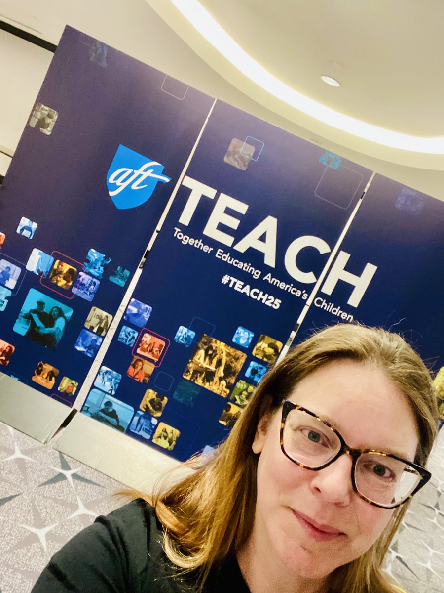 Excited to participate at <a href="/AFTunion/">AFT</a>   #TEACH25  with my fellow <a href="/NHFT933/">New Haven Federation of Teachers Local 933</a> union siblings!