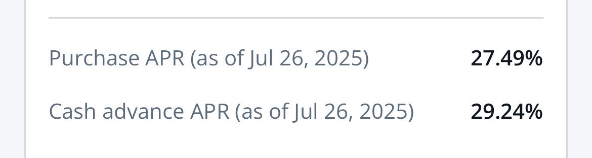 SparkingFIRENC's tweet image. This is the interest rate on my credit card
Make sure not to get into credit card debt
I can’t even imagine how hard it would be to dig myself out of any meaningful CC debt
Don’t forget, it compounds just like investments… except faster