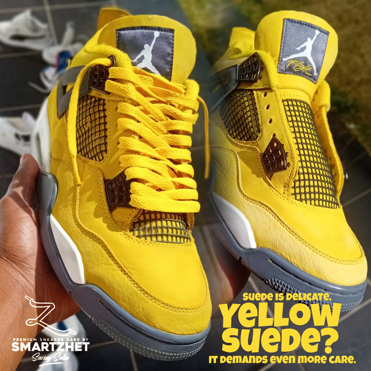 “Smart Zhet: Africa’s Suede Master- We Preserve Texture &amp; Color”

📱Whatsapp 0774103575 for a FREE suede assessment. Discover why Smart Zhet is Zimbabwe’s trusted professional suede restorer

#SmartZhet | #SuedeRestorationZim | #SneakerCareAfrica | #YellowSuedeFix |