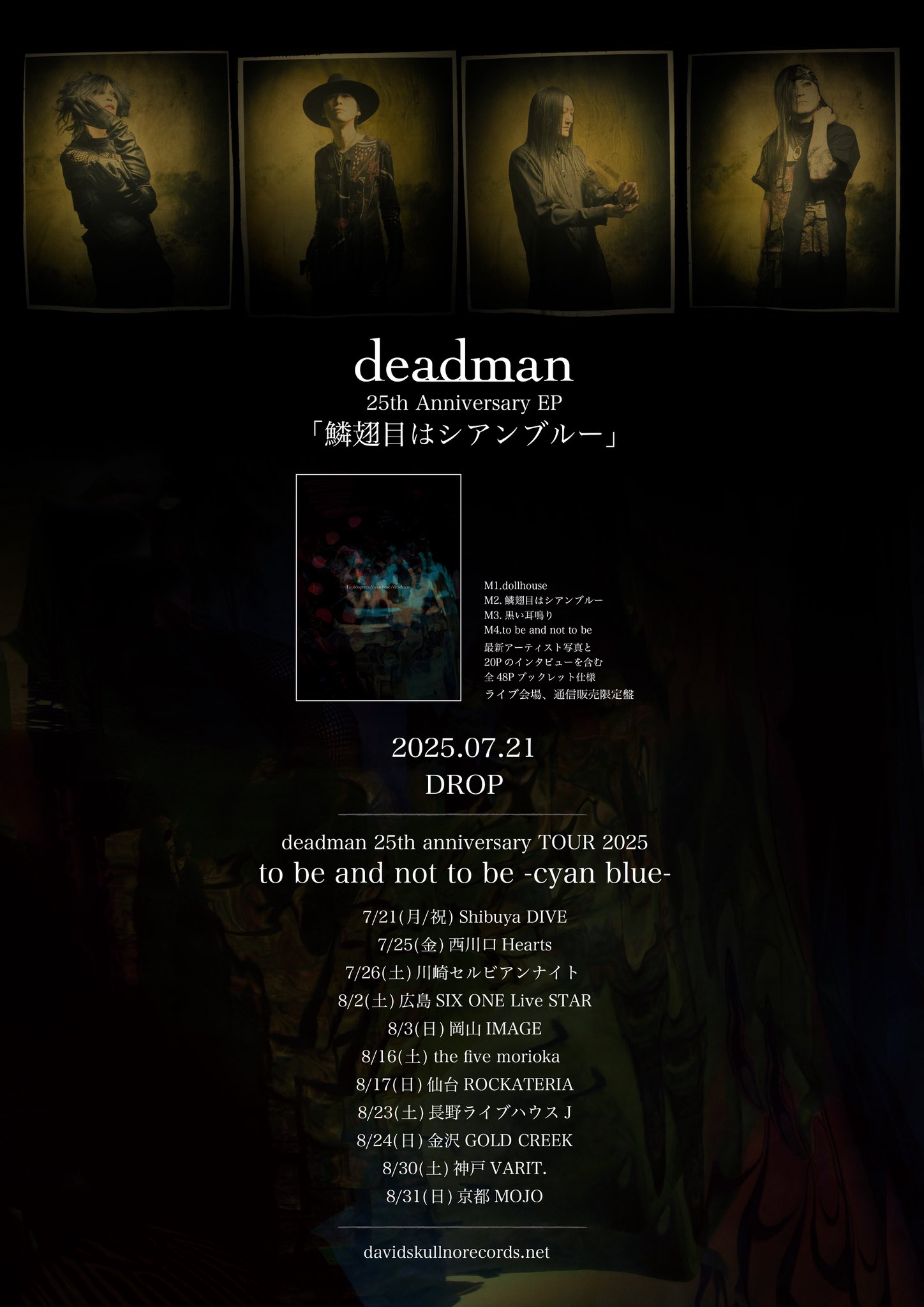 deadman、ライブDVD、廃盤、ヴィジュアル、デッドマン びじゅなび