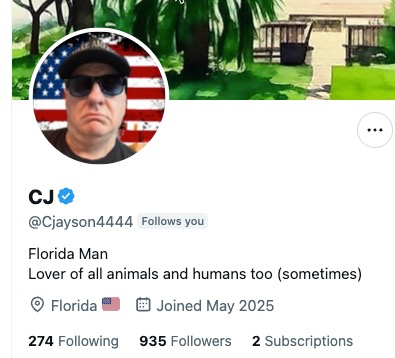 FlBirder's tweet image. If you like my memes and art, you are going to love CJ. To be a great Memer you literally have to be quick on the "draw," and CJ is. Like, follow, and repost @Cjayson4444